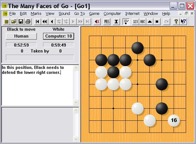 Many Faces of Go Screen shot